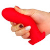 EggPlay Plug Silicone Saurus Egg M 12 x 5.3cm Rouge
